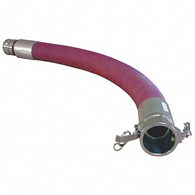 Food Hose 3 ID x 5 ft Burgundy