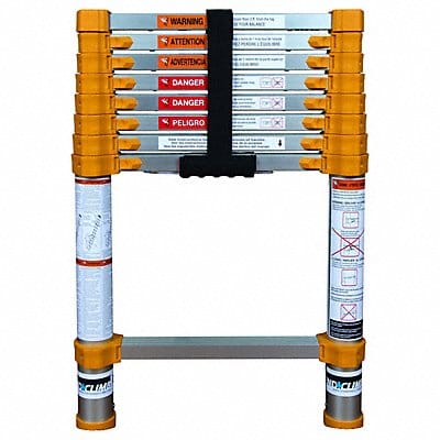 Telescoping Ladder Extended 8 ft 6 H