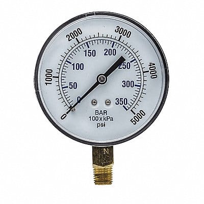 Pressure Gauge Nominal 3-1/2 Dial