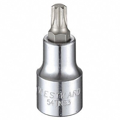 Socket Bit Steel 1/2 in TpSz T47