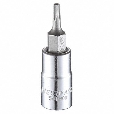 Socket Bit Steel 1/4 in TpSz T10