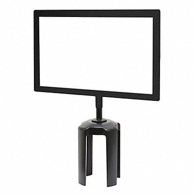 Sign Holder Gloss Black