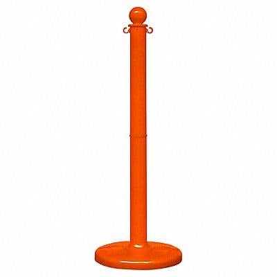 Stanchion Post Dia 2-1/2 Safety Orange