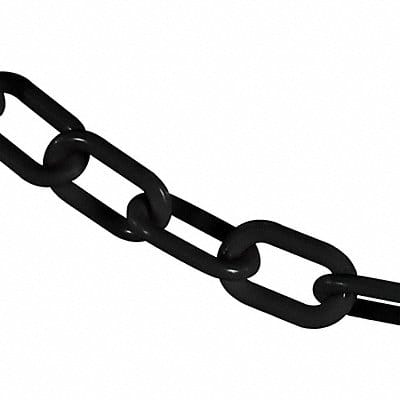 Plastic Chain 100 ft L Black
