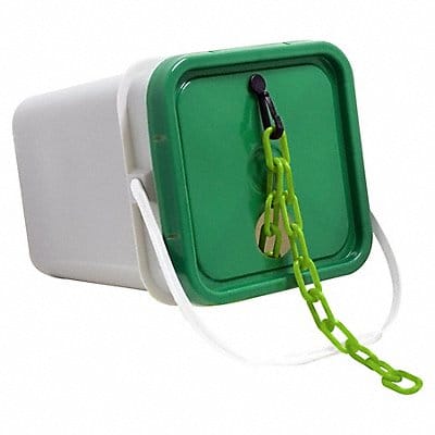 Plastic Chain 120 ft L Safety Green