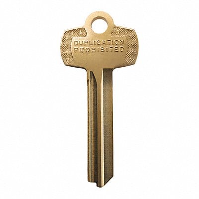 Key Blank Keyway D Standard Type 7 Pins