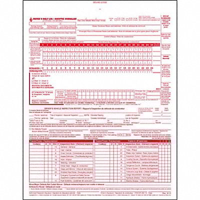 Canadian Drivers Logbook With Carbon