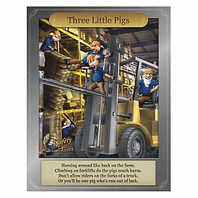 Safety Poster 21 in x 27 in Paper
