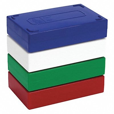 Microscope Slide Box 25 Slots White