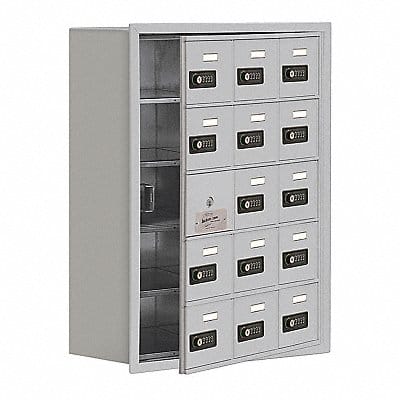Locker 5x3Lckrs Slvr 30 x23 x9