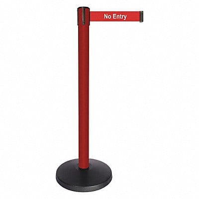 Barrier Post Red Post No Entry Belt Msg Barrier Post Red Post No Entry Belt Msg