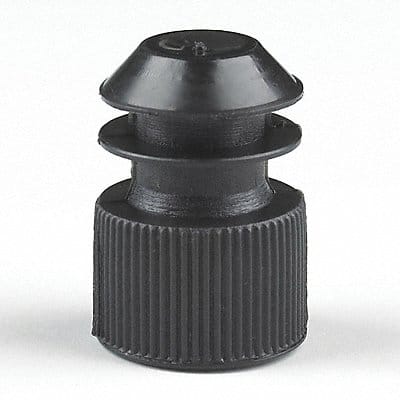 Cap 16 mm Dia Black PK1000