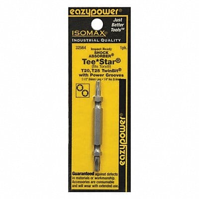 Insert Bit 1/4 Torx T20 T25 2-3/8
