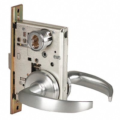 Lever Lockset Dormitory Backset 2-3/4