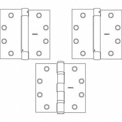 Spring Hinge Set Prime Coat Gray PK3