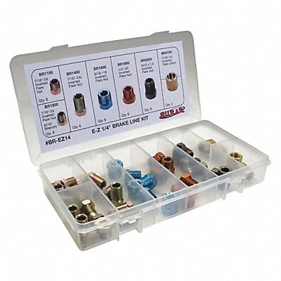 Brake Line Fitting Assortment 1/4 Tube