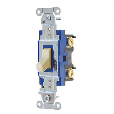 Wall Switch 15A Ivory 1-Pole Type Toggle