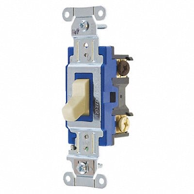 Wall Switch 15A Ivory 3-Way Type Toggle