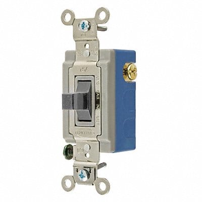 Wall Switch 15A Gray Toggle 1/2 to 2 HP