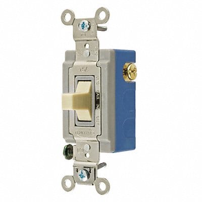 Wall Switch Ivory 1-Pole Type 1/2 to 2HP