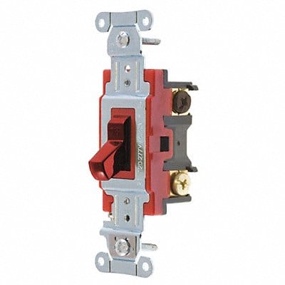 Wall Switch 20A Red 4-Way Type Toggle
