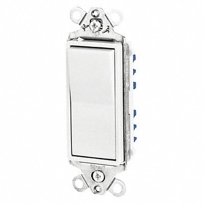 Wall Switch 15A White 3-Way Type Rocker