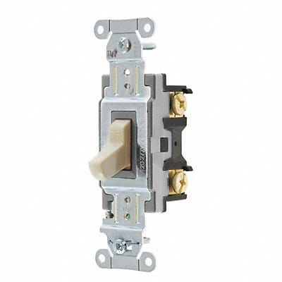 Wall Switch 15A Ivory Toggle 120/277VAC