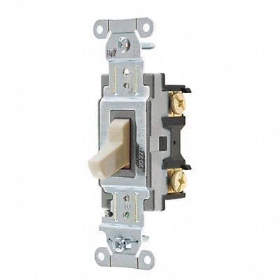 Wall Switch 20A Ivory Toggle 120/277VAC