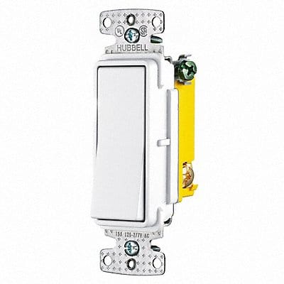 Wall Switch White 3-Way Type 1 to 2 HP