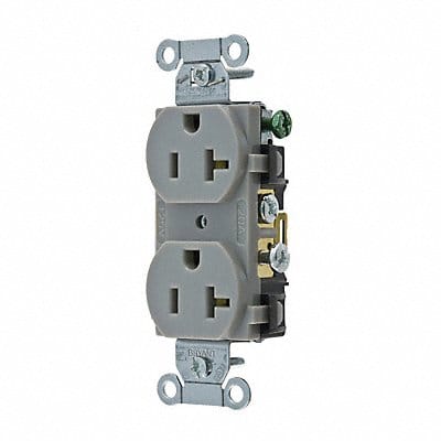 Receptacle Gray 20A 125VAC Side Winning