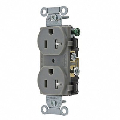 Receptacle Gray 20A Nylon Side Winning