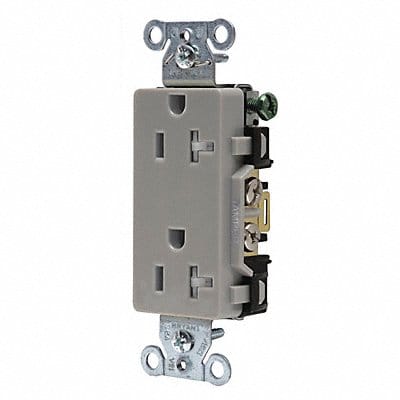 Receptacle Gray 20A Decorator Outlet