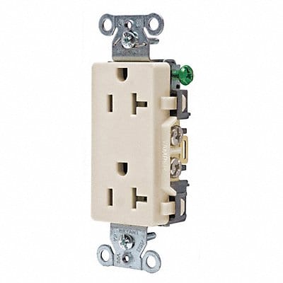 Receptacle Light Almond Decorator Outlet