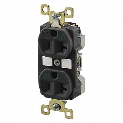 Receptacle Black 20A Weather Resistant