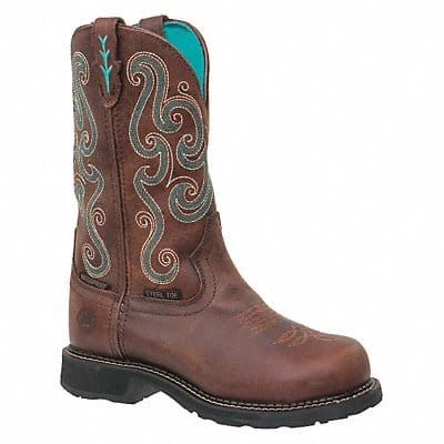Western Boot B 9 1/2 Brown PR