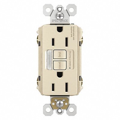 Nightlight GFCI Combo Dplx Switch 125VAC