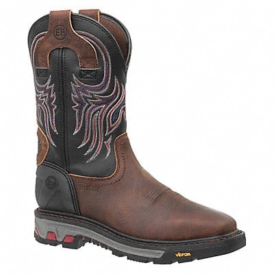 Western Boot D 7 1/2 Brown PR