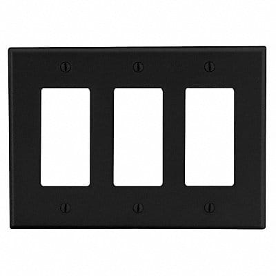 Rocker Wall Plate Black