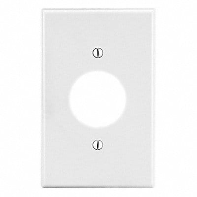 Sng Rcpt Wll Plt Stnd Wht 1Gng Smth Stn