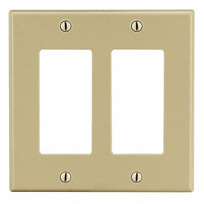 Rocker Wll Plt Mid Ivory 2Gng Smth Stn