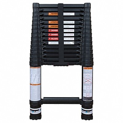 Telescoping Ladder 15 ft Extended Al