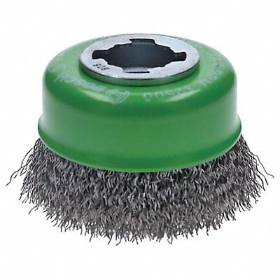 Cup Brush Crimped Wire 3 Dia