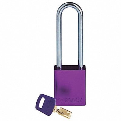 Lockout Padlock Purple 1-13/16 H Body