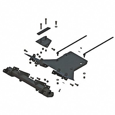 Mounting Kit Steel Black 42 L 10 H