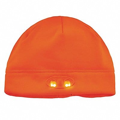 Beanie Cap Over The Head Orange