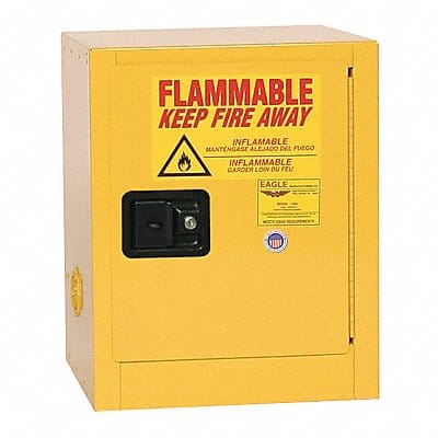 Flammable Liquid Safety Cabinet Yellow