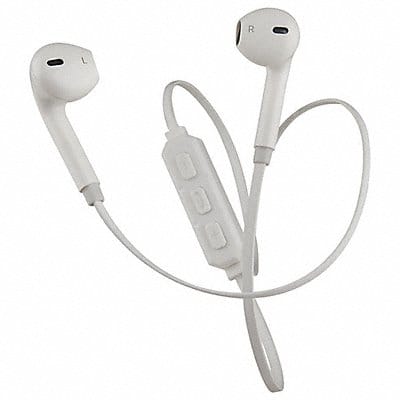 Wireless Earbuds Plastic 110VAC White