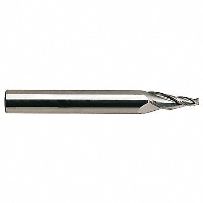 Tapered End Mill Single End 1/4 Carbide