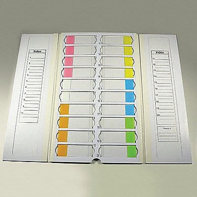 Slide Holder 343 x 210 mm White PK10