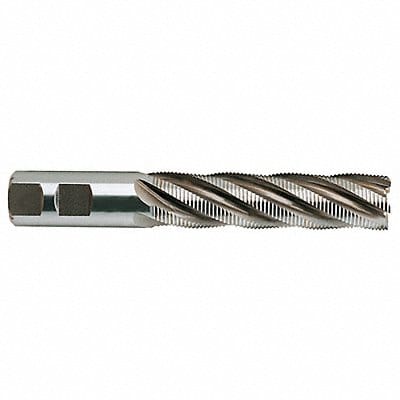 Sq. End Mill Single End HSS 2